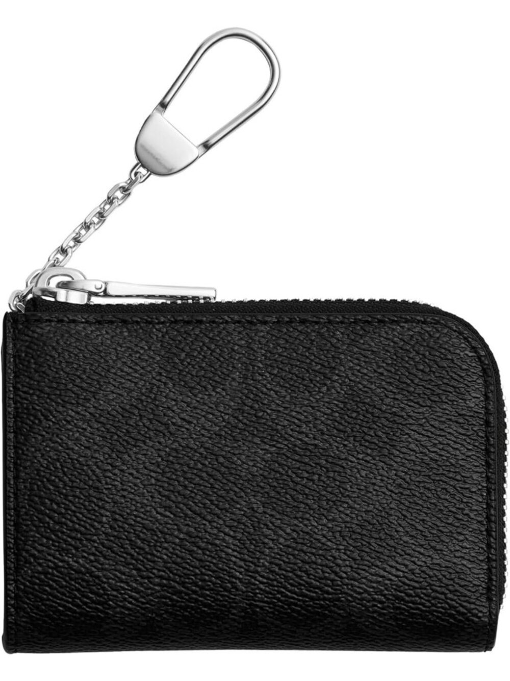 Signature Zip Key Case - Stylish Compact Organizer for Keys & Essentials